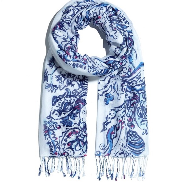 Lilly Pulitzer for Target Wavepool Print Scarf - Picture 1 of 5